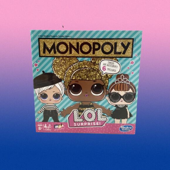 Hasbro L.O.L. Surprise Edition Monopoly Board Game - Picture 1 of 10